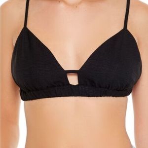 Forever 21 Black Cutout Triangle Bralette WITH TAGS!